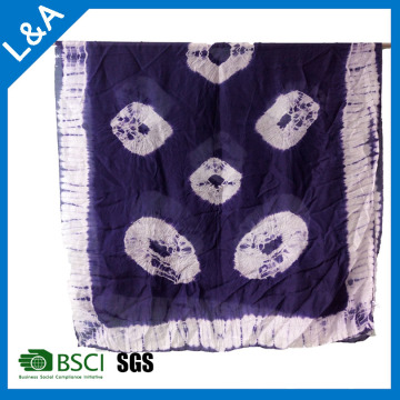 Silk Tie Dye Scarf Shawl Big Size Sex Girl para Mulheres Sarong